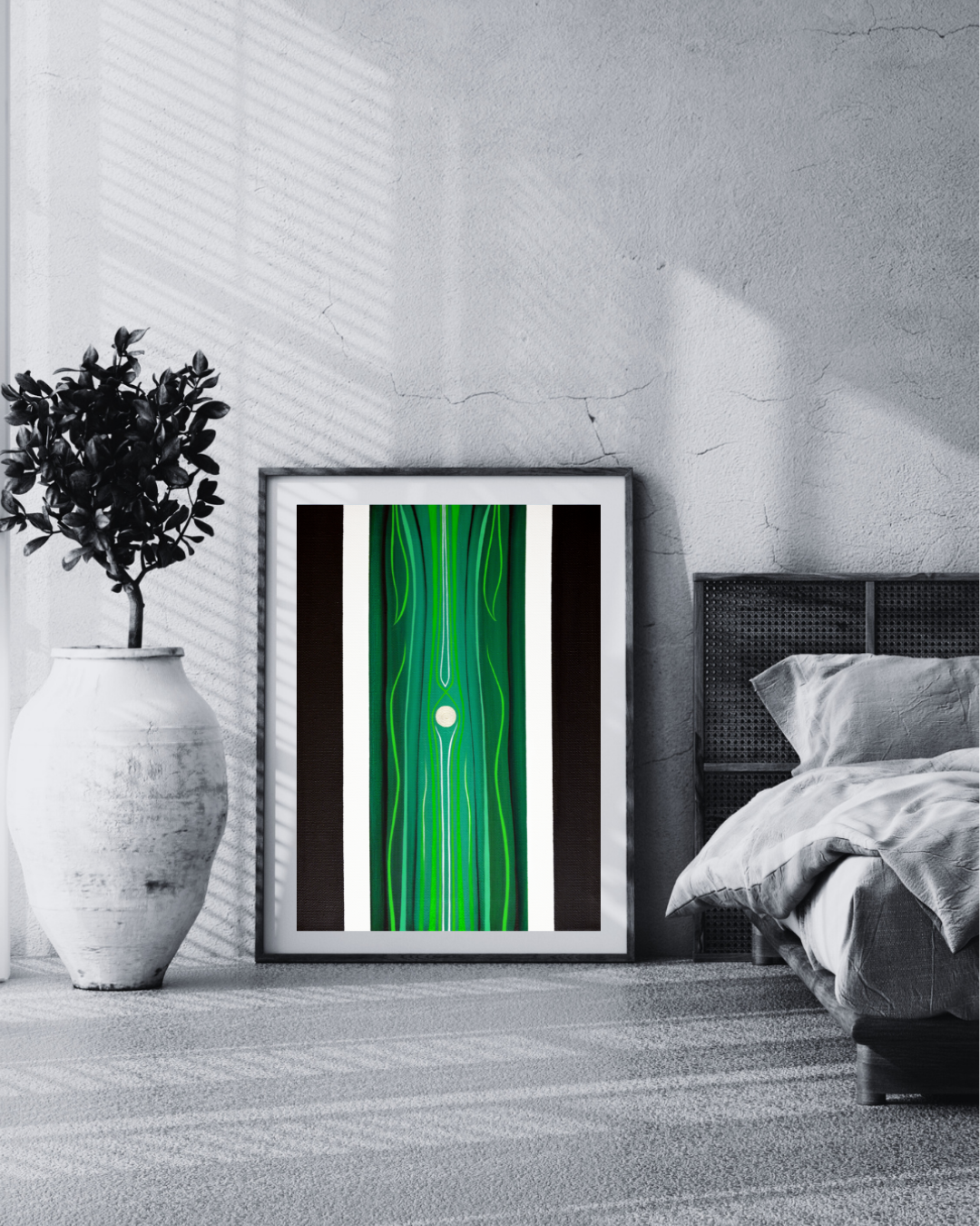 Emerald Flow Fine Art Print ⟡