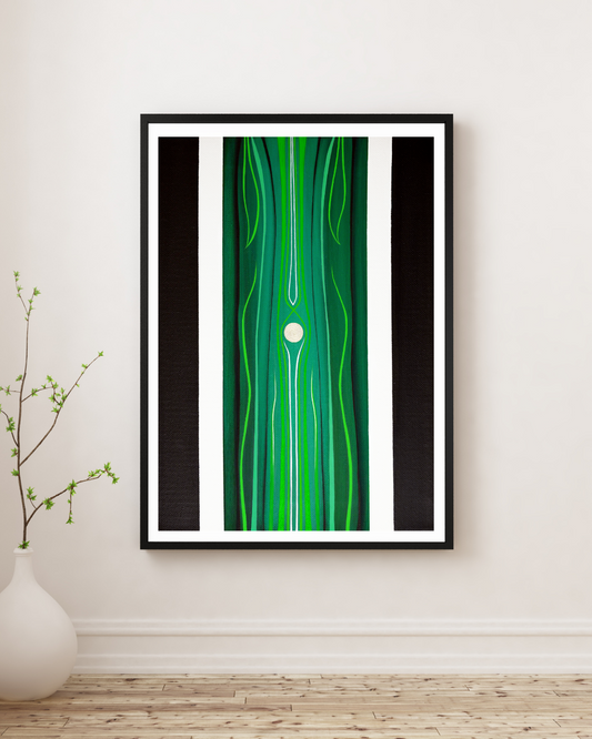 Emerald Flow Fine Art Print ⟡